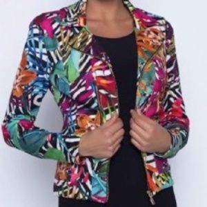 Frank Lyman Tropical Patterned Jacket
